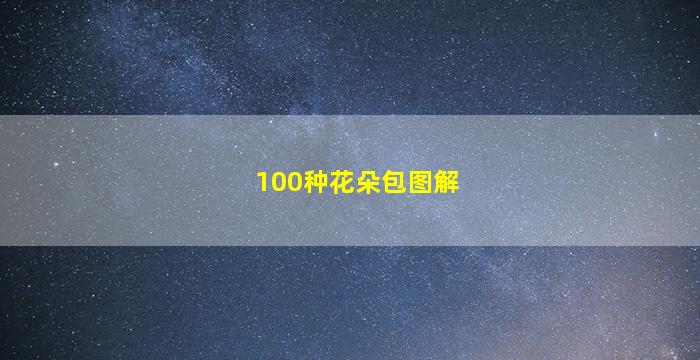 100种花朵包图解