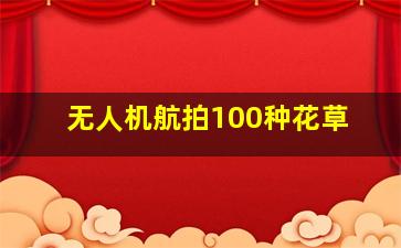 无人机航拍100种花草